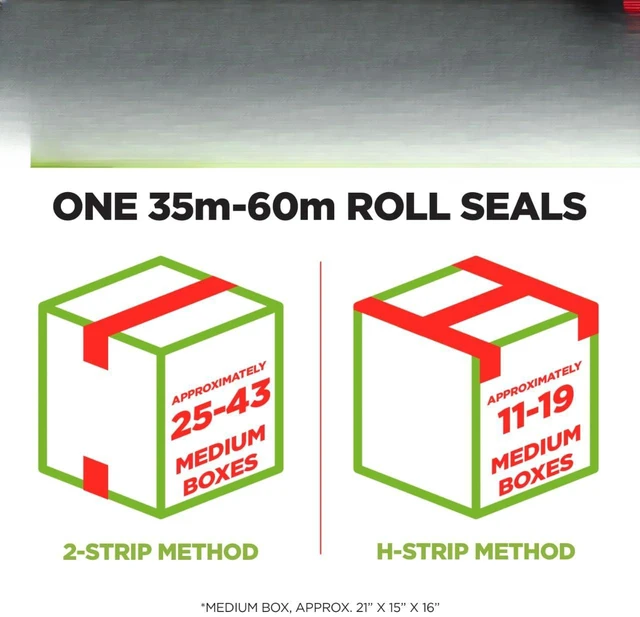 Alt view image 3 of 5 - Shipping Packaging Tape, 1.88" x 54.6 yd, Designed for Packing, Shipping and Mailing, Quiet Unwind, No Splitting or Tearing, 3" Core, Clear, 1 Roll