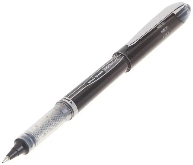 Alt view image 4 of 7 - Vision Elite Rollerball Pens Fine Point Micro Tip, 0.5mm, Black, 12 Pack