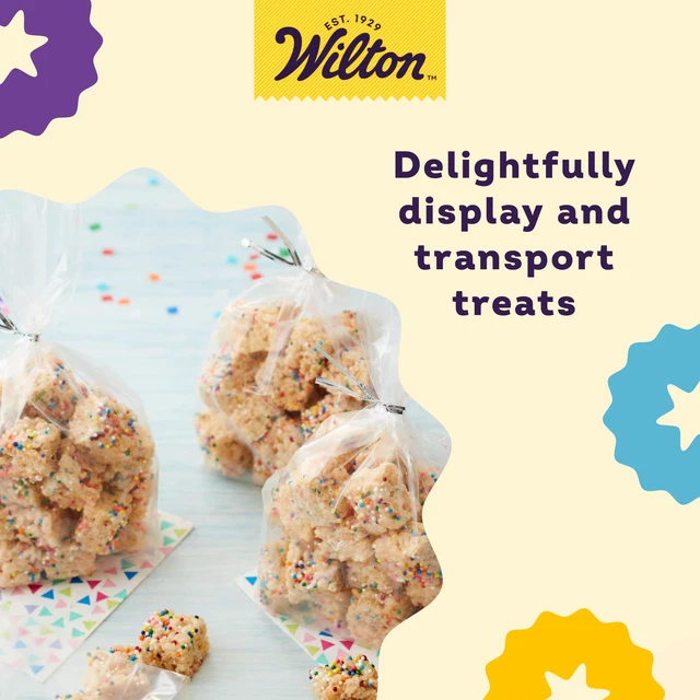 Alt view image 5 of 6 - Clear Treat Party Bags, 4 x 9.5 in., 50-Pack | Clear Cellophane Treat Bags for Gifting Cookies, Candies & Party Favors, Easy Seal, Perfect for Holiday & Event Packaging