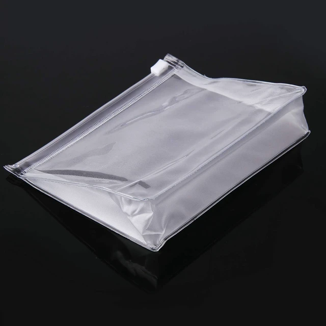 Alt view image 5 of 7 - 12pcs Mini Small PVC Transparent Plastic Cosmetic Organizer Bag Pouch With Zipper Closure for Vacation Travel, Bathroom and Organizing Makeup Bag