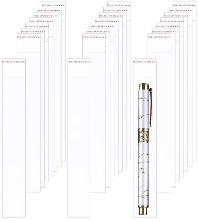 Main image of Long Cellophane Bags 1'' x 6'' 100pcs Self Sealing Adhesive Bags Clear OPP Poly Cello Bags 1mil for Candy Gifts Favors Pen Jewelery Samples Beads