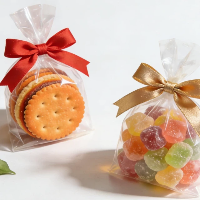Alt view image 5 of 7 - 200 Pcs 4x6 Cellophane Treat Bags with 200 Twist Ties | Clear Cellophane Bags for Gift Wrapping,Packaging Candies,Dessert,Bakery,Party Favors