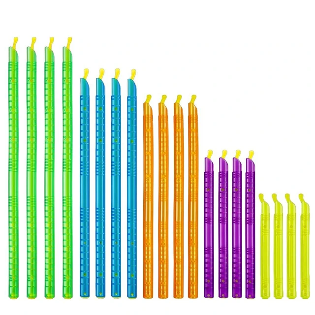 Alt view image 7 of 7 - 20pc Magic Bag Sealer Sticks Reusable Plastic Food Storage Clips Multi-Size Airtight Watertight Closures for Snacks Chips Cereal Pantry Organization Kitchen Gadgets