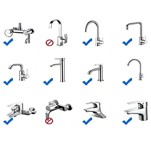 Alt view image 6 of 6 - 360° Rotate Swivel Water Saving Tap Aerator Diffuser Faucet Nozzle Filter Adapter, Fit M22 M24 Kitchen Sink & Utility Faucets