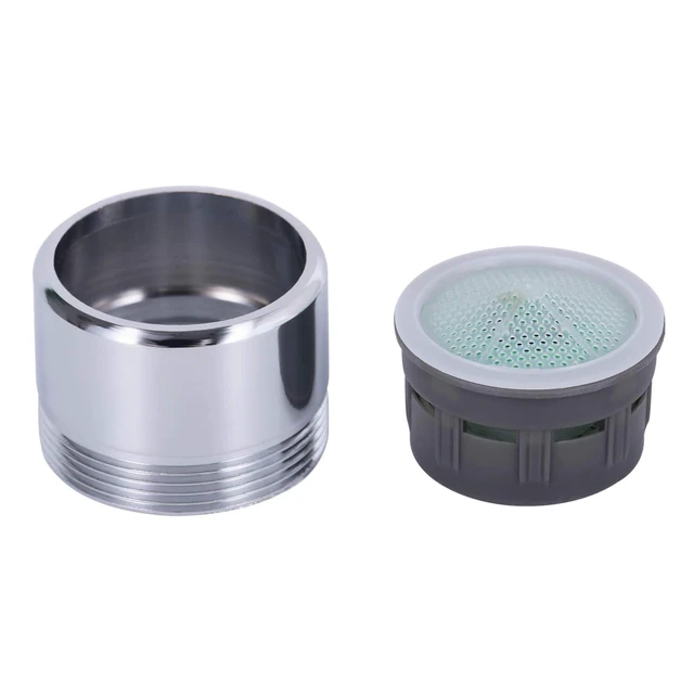 Alt view image 2 of 7 - 2 Pack 2.2 GPM Sink Faucet Aerator, Male and Female Dual Thread Aerator, Regular/Standard Size, Chrome by NIDAYE