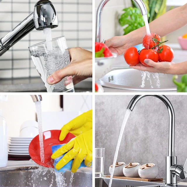 Alt view image 5 of 7 - Faucet Aerator M18.5, WeeVeni 6PCS Aerator Replacement for Sink Faucet Flow Restrictor, Kitchen Bathroom Sink Aerators with Key Removal Wrench Tool