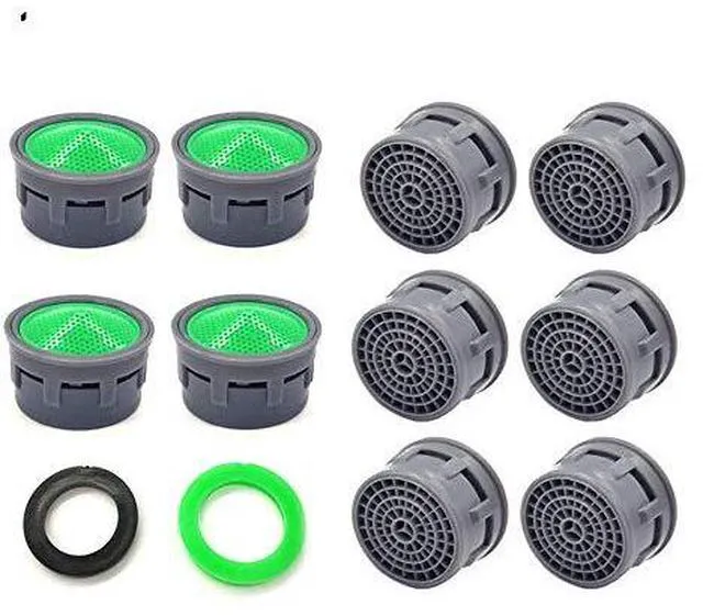 Main image of Faucet Aerator, Faucet Flow Restrictor Replacement Parts Insert Sink Aerator for Bathroom (10pcs)