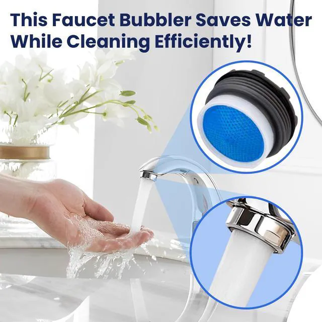 Alt view image 4 of 7 - 1 Pcs Bathroom Faucet Aerator for Moen 137401 Eco-Performance Aerator | 1.5 gpm Faucet Aerator, Faucet Flow Restrictor Service Kit with Aerator Key(18.5MM)
