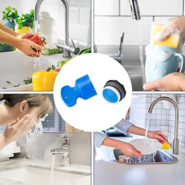 Alt view image 7 of 7 - 1 Pcs Bathroom Faucet Aerator for Moen 137401 Eco-Performance Aerator | 1.5 gpm Faucet Aerator, Faucet Flow Restrictor Service Kit with Aerator Key(18.5MM)