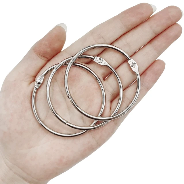 Alt view image 7 of 7 - Shower Curtain Hooks Rings,24 Pcs Rustproof Metal Shower Hooks for Shower Curtain,Glide Smoothly Round Shower Rings for Curtain,Shower Curtain Rings for Bathroom Shower Rod,Snap Joint Design (Silver)