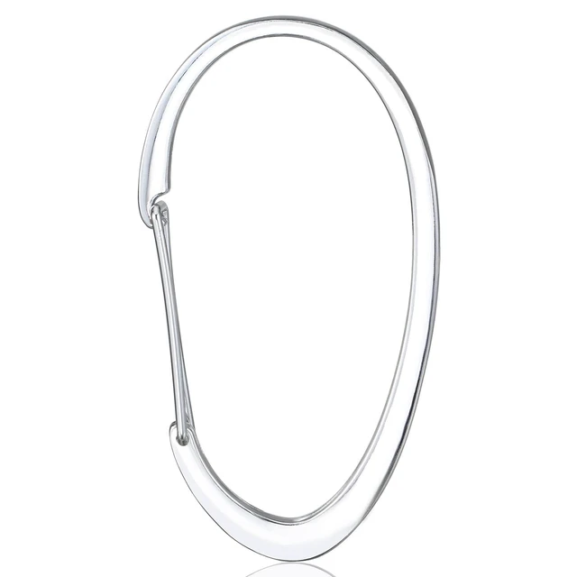 Alt view image 2 of 7 - Silver Shower Curtain Rings, Rustproof Shower Curtain Hooks for Bathroom, ZESLMG Chrome Decorative Shower Hooks Rings for Shower Curtain Rod Hangers, Set of 12