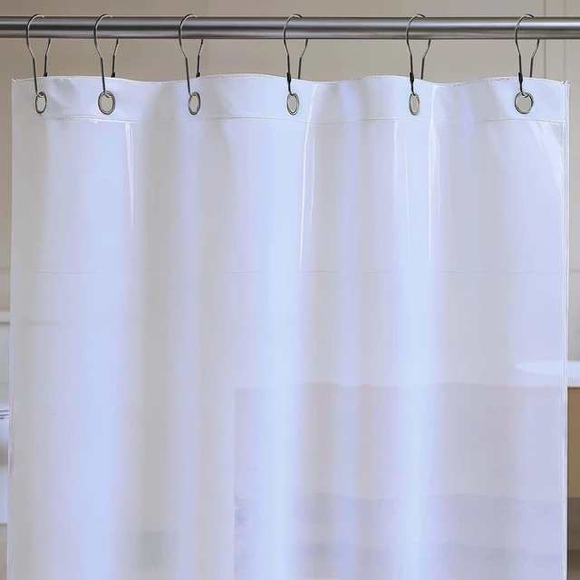 Alt view image 7 of 7 - 200pcs Silver Shower Curtain Hooks Rustproof Metal Rings for Bathroom, Kitchen & Home Use