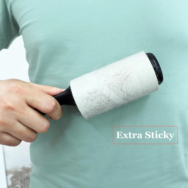 Alt view image 4 of 7 - 4 inch Lint Roller Refills Only for Scotch Brite, Everyday Clean Lint Roller Refills 4 Pack, Pet Hair Pickup Extra Sticky 90 Sheets per Refill, 360 Adhesive Sheets Total (1 3/4 inch Inside Diameter)