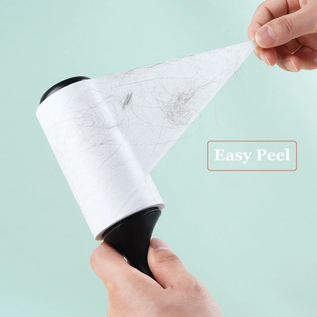 Alt view image 6 of 7 - 4 inch Lint Roller Refills Only for Scotch Brite, Everyday Clean Lint Roller Refills 4 Pack, Pet Hair Pickup Extra Sticky 90 Sheets per Refill, 360 Adhesive Sheets Total (1 3/4 inch Inside Diameter)