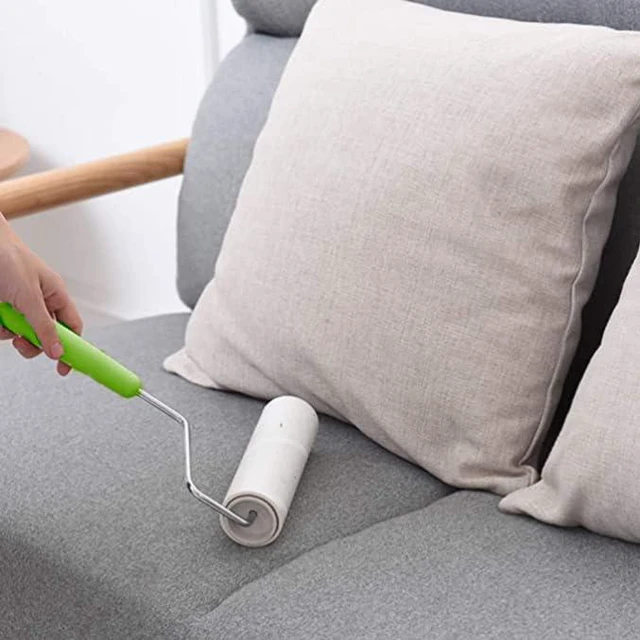 Alt view image 5 of 5 - 6.3-Inch Wide Lint Roller Refills, Dog Hair Roller Super Sticky Roll Floor Refill, Compatible with Leo Cleaning Roller Refill, 6 Refill Rolls with 90 Sheets Each, Total 540 Sheets