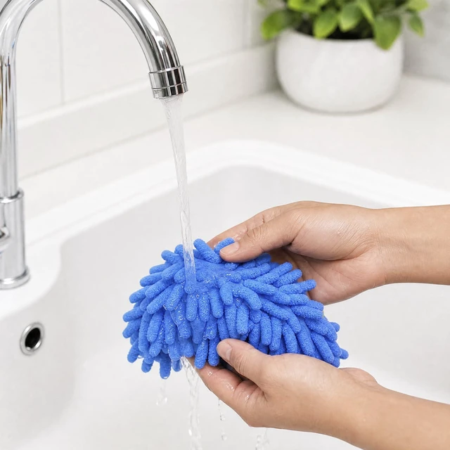 Alt view image 4 of 7 - 2 Pack Microfiber Duster for Cleaning, Hand Washable Dusters, Extendable Pole, Detachable Cleaning Supplies for Car, Ceiling Fan, Window, Furniture, Office