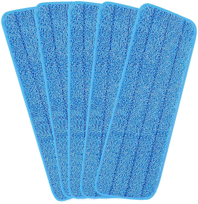 Main image of 16.5 inch Reusable Mop Pads Microfiber Spray Mop Replacement Heads for Wet/Dry Mops Compatible with Bona Floor Care System (5 Pack)