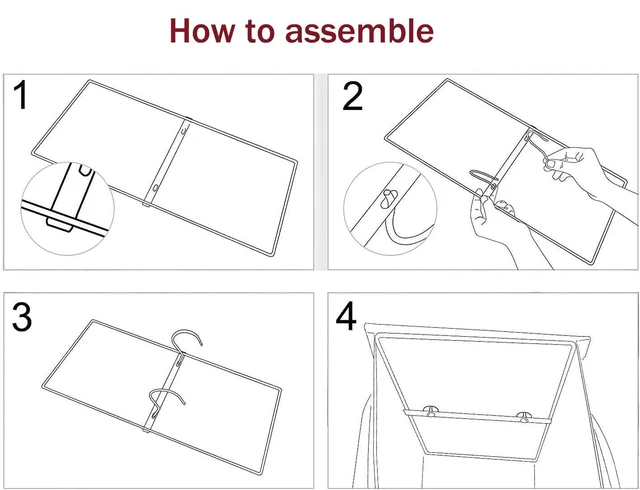 Alt view image 7 of 7 - Hanging Purse Handbag Organizer Homewares Nonwoven 10 Pockets Hanging Closet Storage Bag