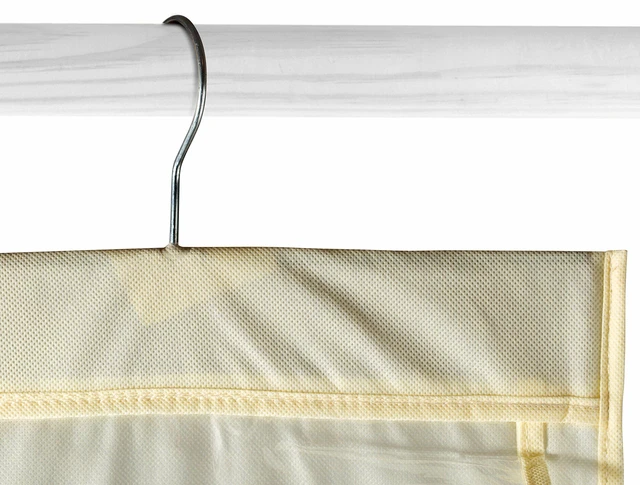 Alt view image 4 of 7 - Hanging Shoe Organizer - 14 Pockets - Clear Pockets Will Protect Your Shoes, Handbags, Purse & Enable You to Find Them Easily. Hang it in a Closet to Keep Your Closet Neat & Organized.