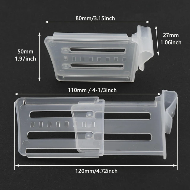Alt view image 3 of 5 - 12PCS Adjustable Fridge Side Door Divider Kitchen Fridge Shelves Polypropylene Sorting Divider for Sorting Drawer and Storage Box