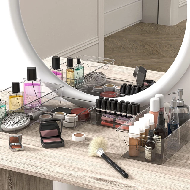 Alt view image 5 of 6 - Clear Fridge Organizer Bin Storage (12"x6"x3.4") | for Cabinet / Pantry / Refrigerator / Freezer / Kitchen