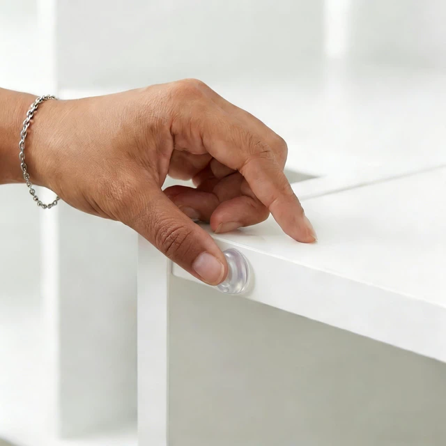 Alt view image 7 of 7 - 164PCS Clear Cabinet Door Bumpers Self Adhesive Silicone Noise Dampening | 3 Sizes Versatile Use, Self-Adhesive Install in Seconds, Quiet Soft Close for Cabinets Drawers Furniture, No Remains Removal
