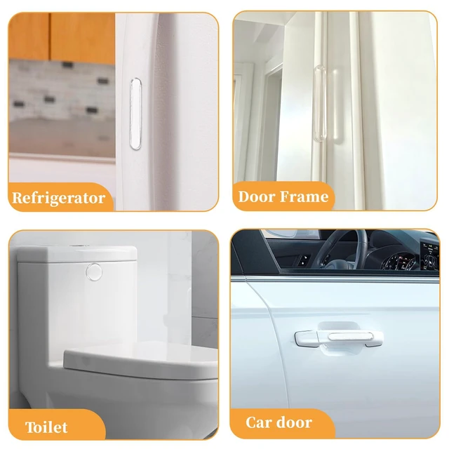 Alt view image 4 of 7 - Cabinet Door Bumpers, Self-Adhesive Silicone Rubber Furniture Pads,Clear | 112pcs,Noise Dampening Shock Absorbing Furniture Bumpers Pads For Drawers, Cupboards,Door Handles,Wall Protection