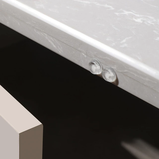 Alt view image 7 of 7 - Cabinet Bumpers Soft Self-Adhesive Clear Rubber Bumper- Cabinet Door pumpers dots Clear Cabinet stoppers Furniture Noise Reducing Silicone Rubber Bumper Extremely Durable(96Pcs)