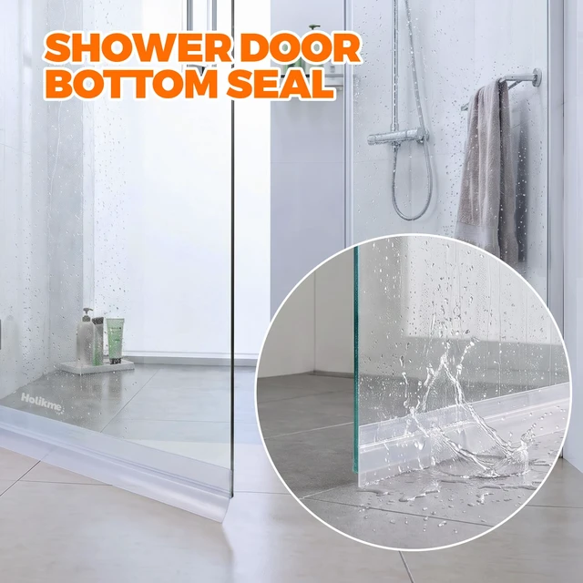 Alt view image 2 of 7 - Weather Stripping Door Seal, Shower Door Seal Strip,1.8" W-33Feet | Flexible Door Seal, Seals Gaps up to 1.2", Helps Reduce Air Leaks & Dust, For Doors & Windows