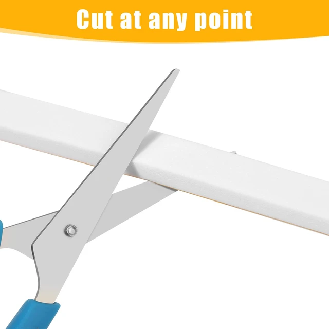 Alt view image 4 of 7 - 16Feet Weather Stripping Seal (1/2 Inch X 1/4 Inch) for Door Window, High Density Foam Tape, Soundproofing, Insulation Strip, Door Sealers for Door Frame- White