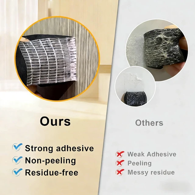 Alt view image 3 of 7 - Weather Stripping Door Seal Strip, Foam Tape, Strong Adhesive | Lightproof, Noise-Reduction, Weatherproof Foam Strips Insulation for Doors Windows, Cut Energy Bills, 1/2 in x 1/4 in