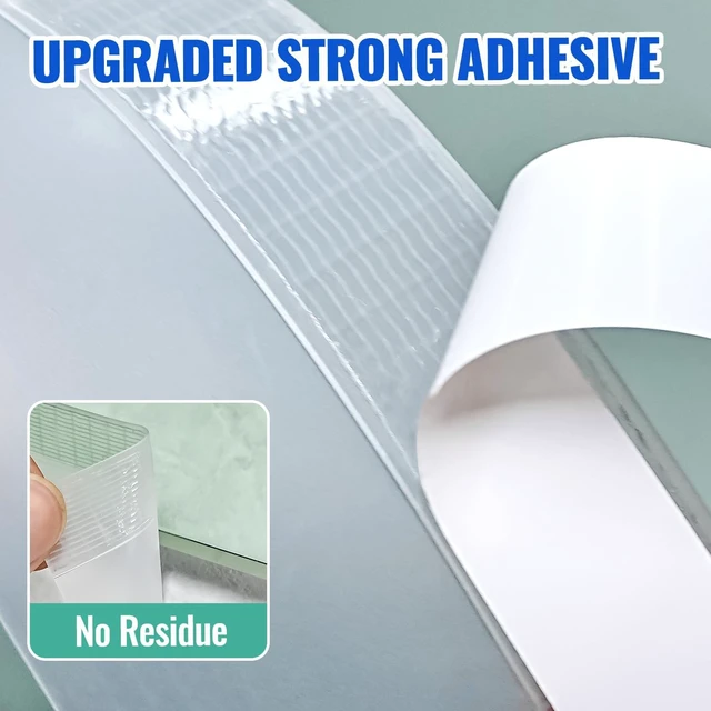 Alt view image 2 of 7 - Weather Stripping Door Seal - Draft Stopper for Windows Doors, 33Ft | Seals Gaps up to 1.2in, Stops Heat Cold Escaping, Boosts HVAC, Blocks Wind Dust Insects, Strong Adhesive, Easy Trim Install
