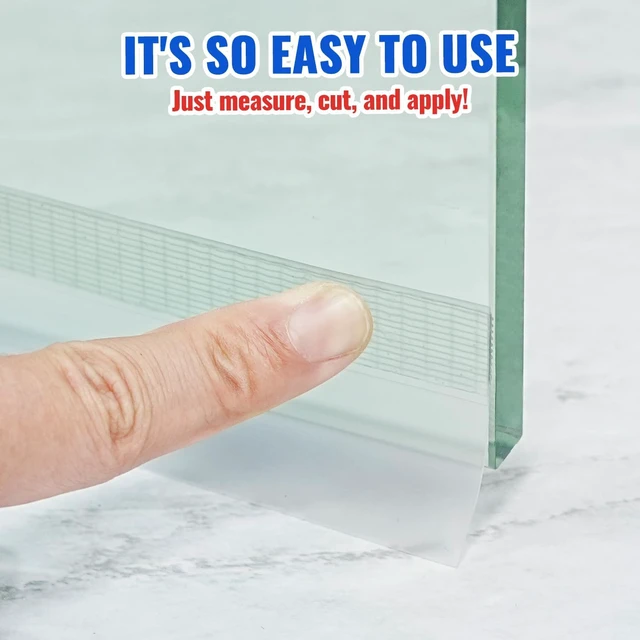Alt view image 6 of 7 - Weather Stripping Door Seal - Draft Stopper for Windows Doors, 33Ft | Seals Gaps up to 1.2in, Stops Heat Cold Escaping, Boosts HVAC, Blocks Wind Dust Insects, Strong Adhesive, Easy Trim Install