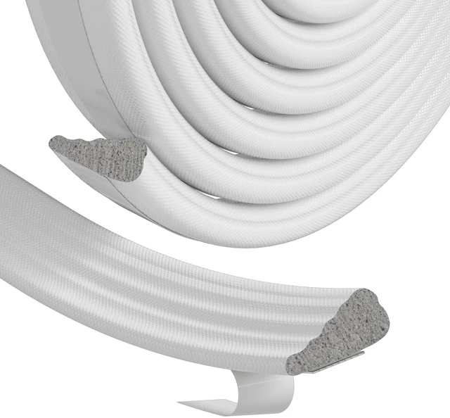Main image of Weather Stripping Door Seal Strip for Door Frame,Winter Window Insulation | Doors Soundproofing Gap Filler,Window Sealer Exterior Doors Weather Stripping,Foam Windows Draft Stopper (White,118")