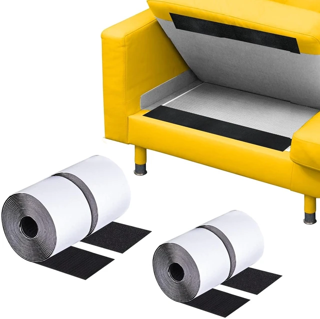 Main image of Non Slip Couch Cushion Grips Holders to Keep Couch Cushions from Sliding Hook and Loop Tape for Mattress Furniture