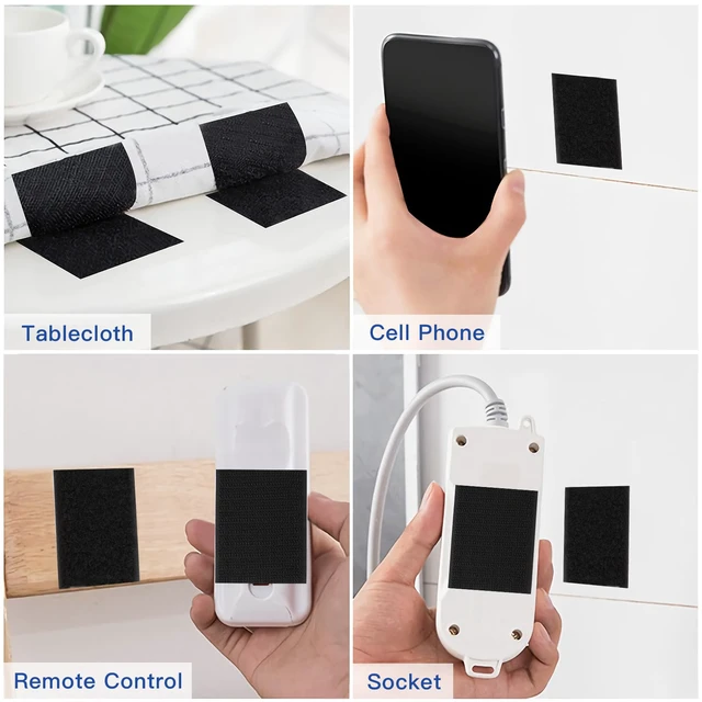 Alt view image 7 of 7 - 4''x 20Ft Heavy Duty Hook and Loop Tape, Keep Couch Cushions from Sliding | Self adhesive, strong grip, rug gripper tape & pads, furniture stopper, non slip, sofa cushion holder, 4in wide x 20 ft long