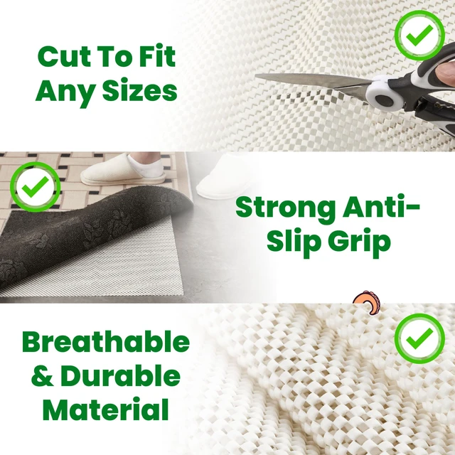 Alt view image 7 of 7 - Non Slip Couch Cushion Grip Pad (3 Seater 22" By 47") | Keep Sofa Cushions from Sliding, Couch Cushion Pads, Anti Slip, Sofa & Patio Grips, Mattress Gripper Stopper, Prevent Sliding