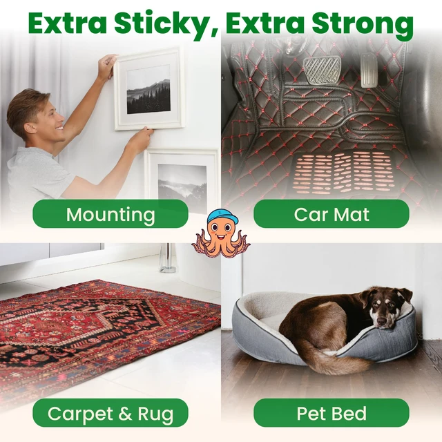 Alt view image 6 of 7 - Heavy Duty Strips for Couch Cushions (4 Inch x 10 Feet, Black) | Keep Sofa Cushions from Sliding, Adhesive Hook and Loop Tape, Prevent Sliding, Indoors, Outdoors, Non Slip, Furniture Grip