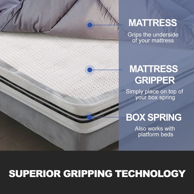 Alt view image 3 of 6 - Keep Armchair Cushions from Sliding, Keep Bed and Topper Pad from Sliding for Sofa, Armchair, Chair Cushion, Mattresses, Easy Trim, Slip Resistant, Grips Helps Stop Slipping