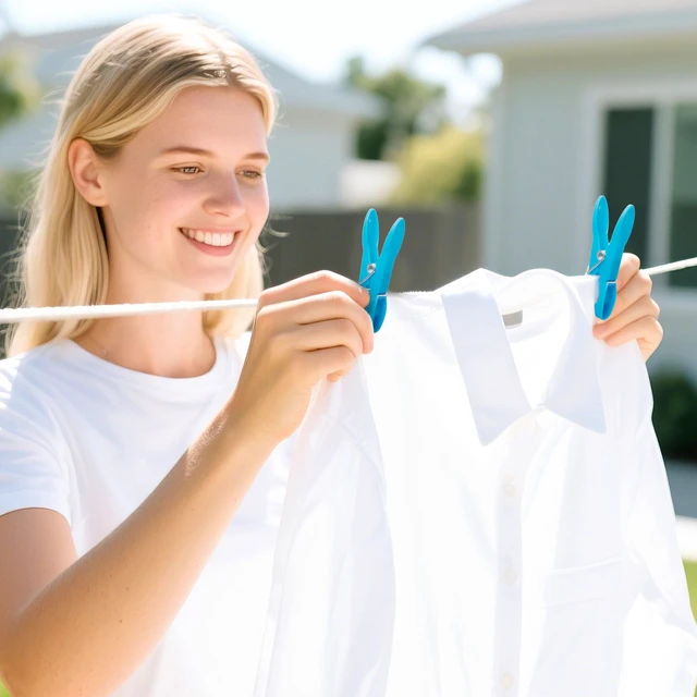 Alt view image 6 of 7 - 48 Pack Colorful Plastic Clothespins,Heavy Duty Clothes Pins Clips with Springs,Non-Slip Clips for Hanging Clothes,Towels,Crafts,Picture Clips Food Package Clips,Air-Drying Clothing Pin Set