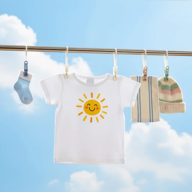 Alt view image 7 of 7 - 120 Pack Plastic Clothes Pins, Multi-Purpose Plastic Hanging Clips with Rope, Windproof Laundry Hooks Hanger Clips Clothespins Clothes Peg for Hanging Clothes Hat Towel Sock Gloves Photos