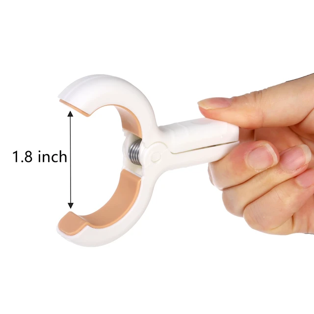 Alt view image 3 of 7 - 30 Pack Beach Towel Clips, Heavy-Duty Plastic Clothes Pins Quilt Drying Clips, Windproof Strong Grip Plastic Clothespins for Beach Towels, Blankets, Dry on Clothesline and Hanging Rack