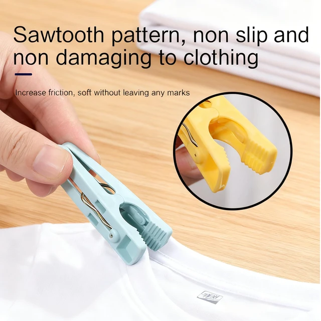 Alt view image 4 of 7 - 40-Pack Multipurpose Plastic Clothespins for Laundry & Crafts