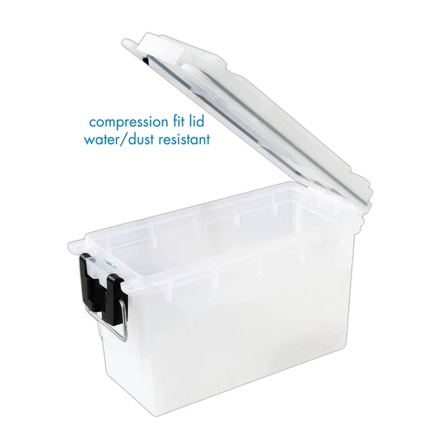 Alt view image 3 of 7 - 12535 Translucent Craft Organizer, Art Supply Organizer and Storage, Lockable School Supplies Organization, Moisture Resistant, Made in USA