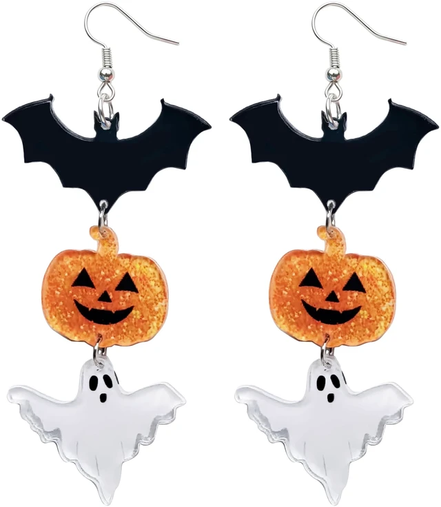 Main image of Halloween Earrings for Women,4th of July Earrings for Women (Halloween) | Large Size But Super-lightweight,Bold Statement,Stand Out from The Crowd Effortlessly