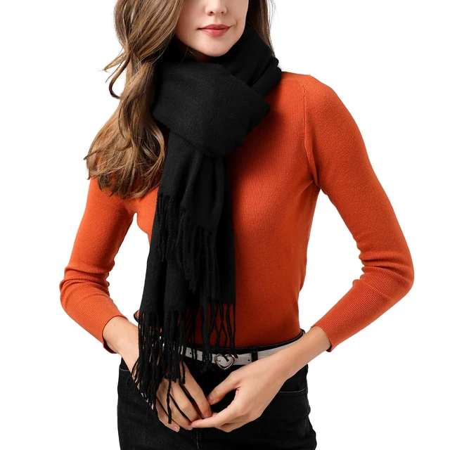 Alt view image 6 of 7 - Winter Scarf for Women Scarves Shawls Wraps Accessories Blanket Scarf | Soft Long Scarves for Women Winter Warm, Fashion Womens Scarf for Evening Dresses, Large Scarves Wraps 78.7" x 27.5"