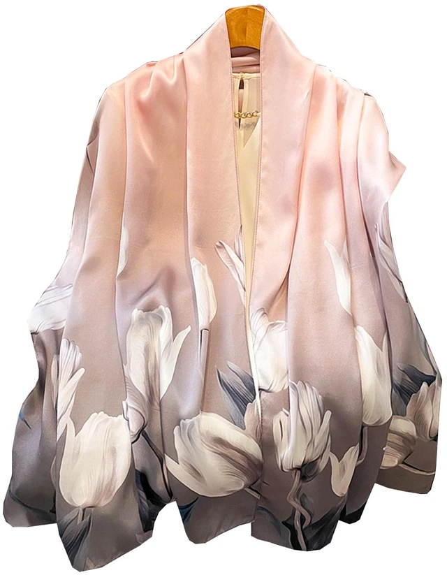 Main image of Dress Scarves Shawl Wraps Long Silky Scarf for Women Dressy Fashion Lightweight for Decorative Formal Evening Gowns-1036