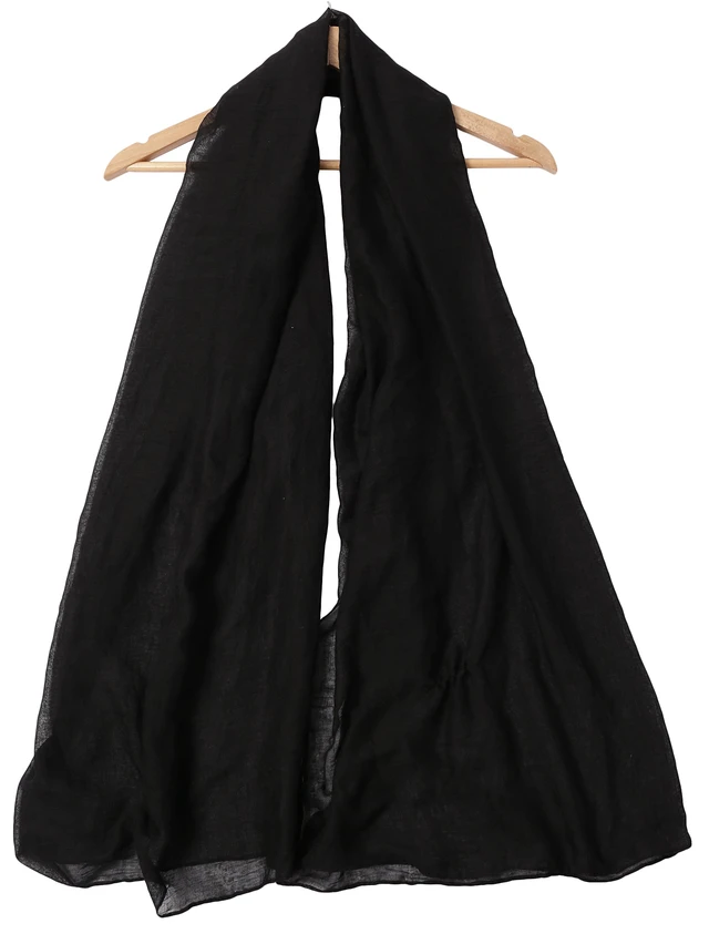 Alt view image 3 of 6 - Women's Scarf Lady Light Soft Fashion Solid Shawl Wraps