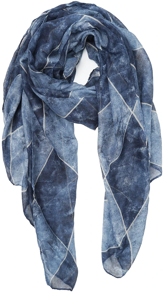 Main image of Ladies/Women's Lightweight Floral Print/Solid Color mixture Shawl Scarf For Spring Summer season (105)
