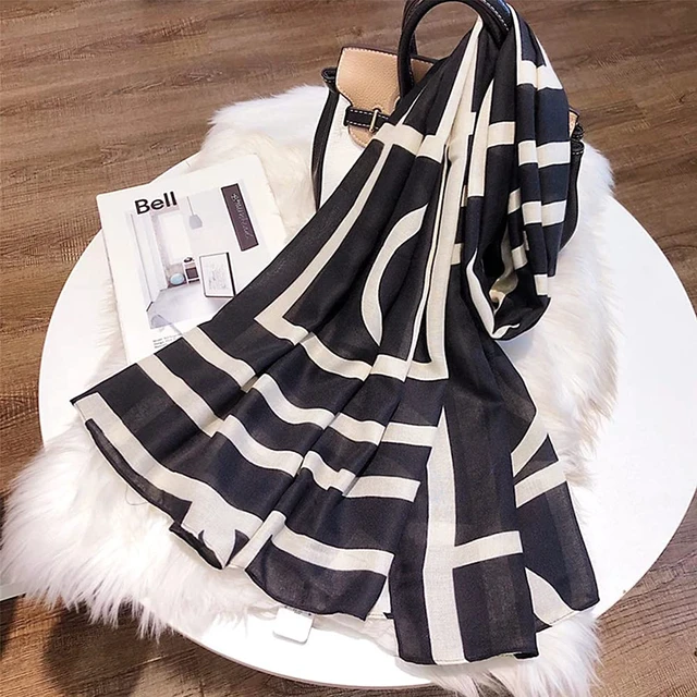 Alt view image 5 of 7 - Women's Scarves Lady Light Soft Fashion Solid Scarf Wrap Shawl for All Season